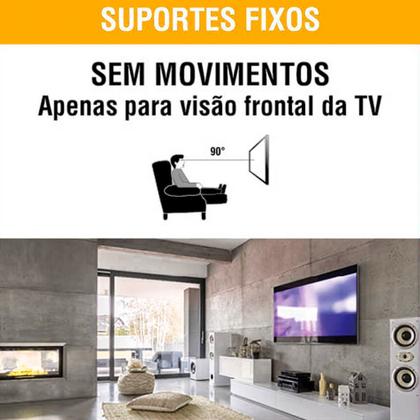 Imagem de Suporte Tv Fixo Universal Tv Led Lcd 10 À 90 Polegadas
