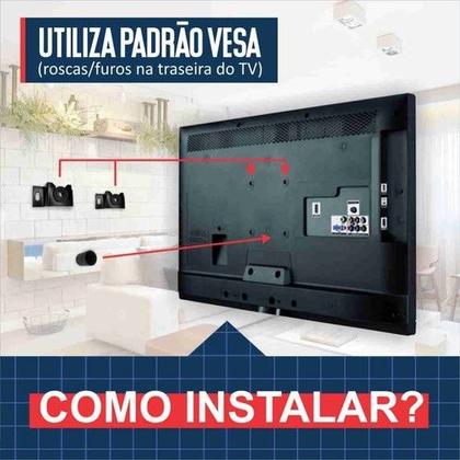 Imagem de Suporte Tv Fixo Universal Tv Led Lcd 10 À 90 Polegadas
