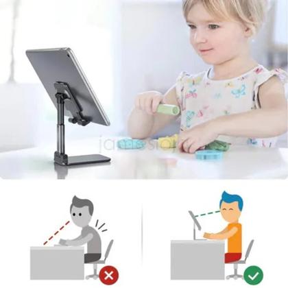 Imagem de Suporte Universal De Celular Mesa Dobrável Portatil - Enviamos no mesmo dia
