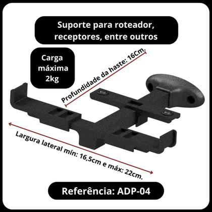 Imagem de Suporte Universal De Parade Fixo Para Aparelhos Dvd