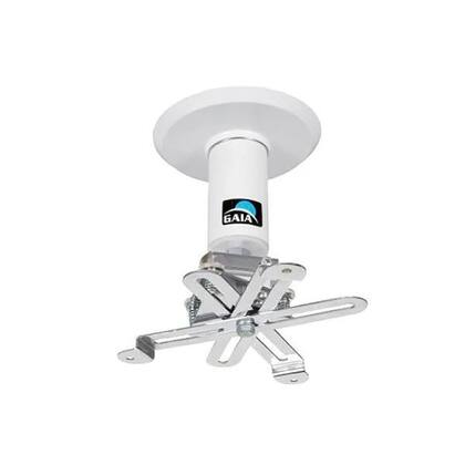 Imagem de Suporte Universal de Teto para Projetor Gaia GSP-111 Branco