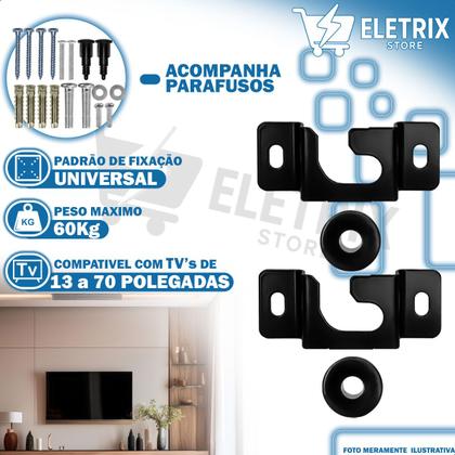 Imagem de Suporte Universal Fixo Compatível Com Televisores 13 Á 70 Polegadas