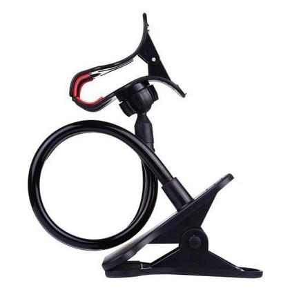 Imagem de Suporte Universal Flexível Celular Articulado 360 para Cama Garra Mesa