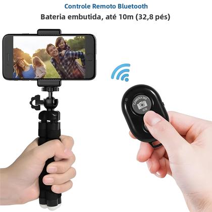 Imagem de Suporte Universal Mini Tripé Octopus Monopé Para Celular, Câmera E Webcam Com Clipe Para Smartphones