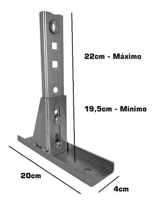 Imagem de Suporte Universal Multiuso Fixação Forte Ajustável Bv Dz C/3