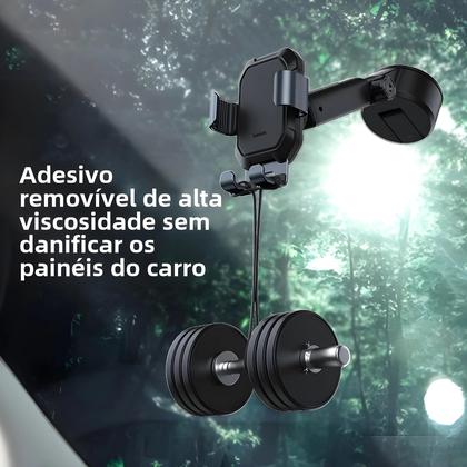 Imagem de Suporte Universal para Carro Baseus Gravity - Ventosa Ajustável para iPhone 12 Pro