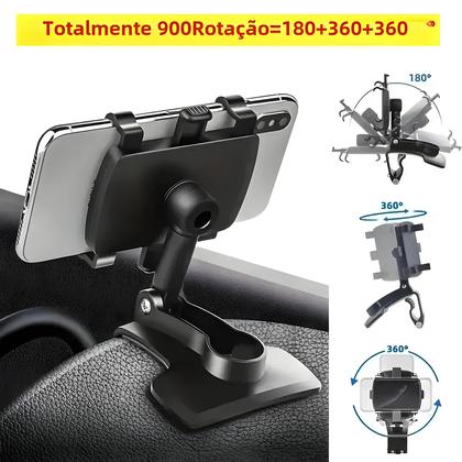 Imagem de Suporte Universal para Telefone de Carro - Montagem no Painel para iPhone, Samsung, Xiaomi e GPS