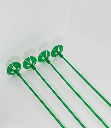 Imagem de Suporte Vareta Pega Balão 30cm Verde - 10 unid