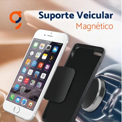 Imagem de Suporte Veicular Magnético Geonav SUPMAG3 Ultra Firme com 6 Ímãs Leve, Resistente e Ideal para seu Celular