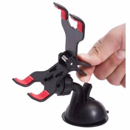 Imagem de Suporte Veicular Universal para Celulares e GPS com Ventosa FF004 Preto