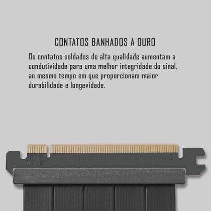 Imagem de Suporte Vertical GPU Deepcool Bracket Pci-e 4.0 16x C/ Cabo