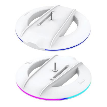 Imagem de Suporte Vertical para PS5 Slim com Base Estável e LED RGB - Versões Digital e de Disco