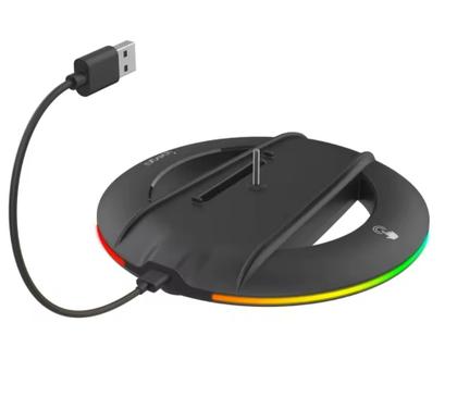 Imagem de Suporte Vertical Para Ps5 Slim e Pro Fisico E Digital Com Luz Rgb