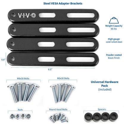 Imagem de Suportes de adaptador de montagem de extensão VESA VIVO MOUNT-AD400B