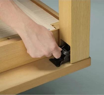 Imagem de Suportes dobráveis YiiSeejo Yiiseejo Self Lock Hinge, pacote com 4