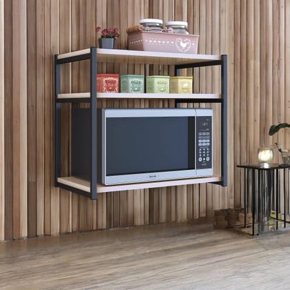 Imagem de Suportes Estilo Industrial P Microondas Até 36l Envio Já
