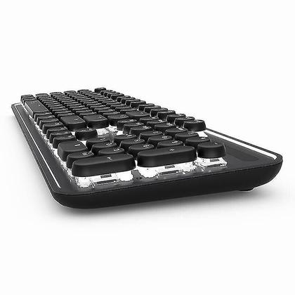 Imagem de Suportes para racks de computador rk960 bluetooth com fio dual mode branco retroiluminado teclado mecânico para jogos