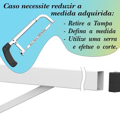 Imagem de Suportes Pia Parafusar Bancada Aparador 30 Cm Branco 2 Und