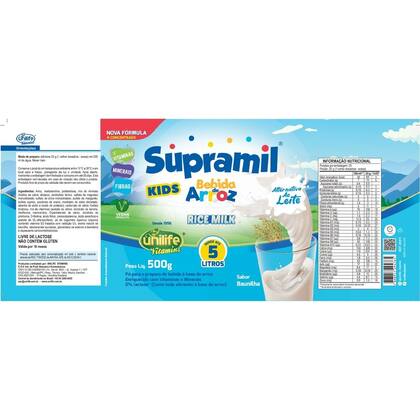 Supramil Bebida Rice Milk Unilife 500g - Bebida de Arroz - Magazine Luiza