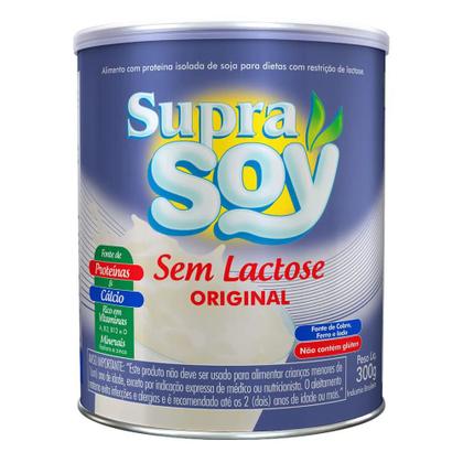 Imagem de Suprasoy Sem Lactose Original Kit 3 x 300g - Suprasoy
