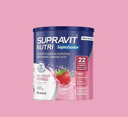 Imagem de Supravit Nutri Suprasenior Sabor Morango 400g - Hertz