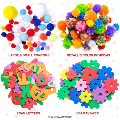 Imagem de Suprimentos de arte Dragon Too Mega Kids Crafts 1000 peças