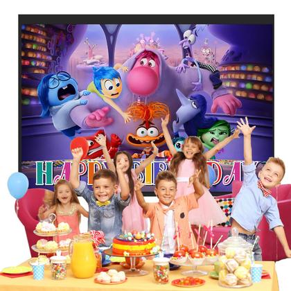 Imagem de Suprimentos de festa MC TTL Inside Out 2 Birthday com banner e muito mais