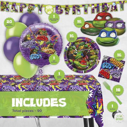 Imagem de Suprimentos de festa Teenage Mutant Ninja Turtle serve 16 convidados