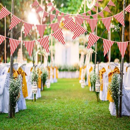 Imagem de Suprimentos para decorações de festas Carnival Circus Bunting Banner