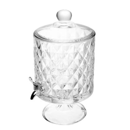Imagem de Suqueira Bold com Pé e Tampa Diamond 4,5L Cristal - Lyor
