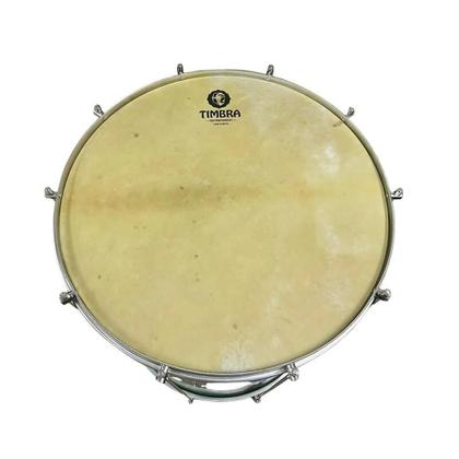 Imagem de Surdo timbra 20x60cm verde c/aro cromado pele animal 10af