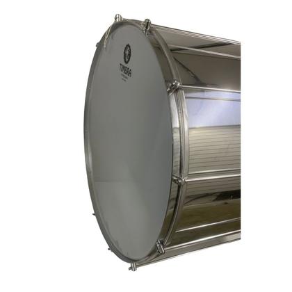 Imagem de Surdo timbra axe 22x40 cm aluminio c/aro cromado pele napa