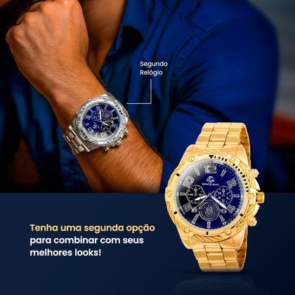 Imagem de Sure, here are the titles: religioso casual dourado presente social qualidade premium original ouro aço inoxidável