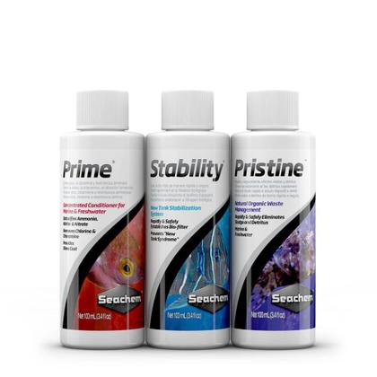 Imagem de SURESTART PACK 3x100ML - SEACHEM (Prime Stability Pristine)