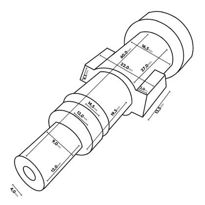 Imagem de Surfer T-Racer Escova Giratória com Adaptador Compatível com Lavajato Karcher K3 Power