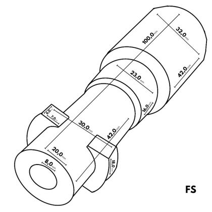 Imagem de Surfer T-Racer Escova Giratória com Adaptador Compatível com Lavajato Karcher Mini