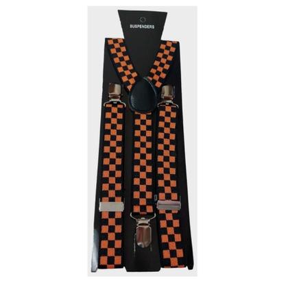 Imagem de Suspensório Adulto Elástico Liso NEON COLORIDO Regulador Social Unisex 90Cm