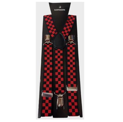 Imagem de Suspensório Adulto Elástico Liso NEON COLORIDO Regulador Social Unisex 90Cm