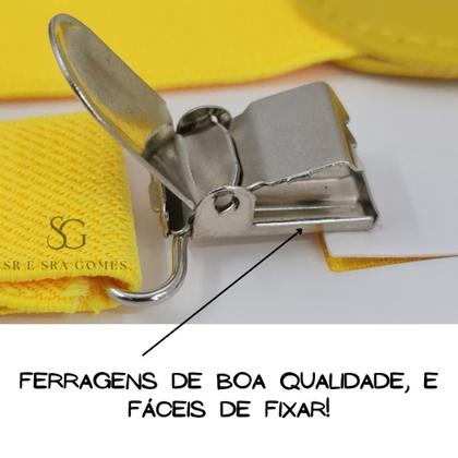 Imagem de Suspensório Amarelo Infantil Para Pajens e Eventos