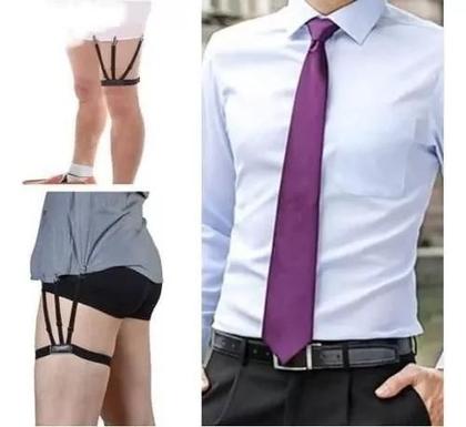 Imagem de Suspensório Cinta Liga T Holder Masculino Segura Camisa