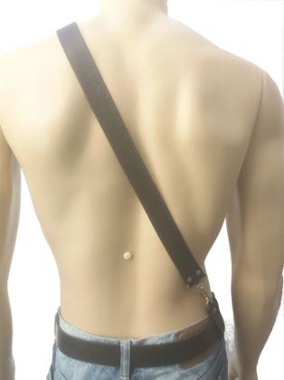 Imagem de Suspensório Sam Browne SU031P Couro Legítimo