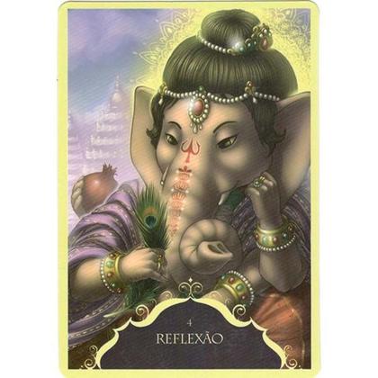 Imagem de Sussurros De Ganesha Livro+ Tarô 50 Cartas+ Toalha De Ganesh Para Jogar as cartas