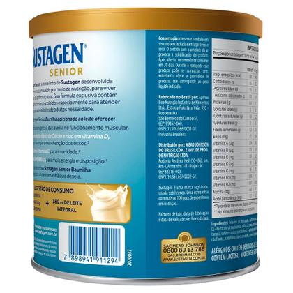 Imagem de Sustagen Senior 50+ Baunilha 370g Sustagen 1 Unidade
