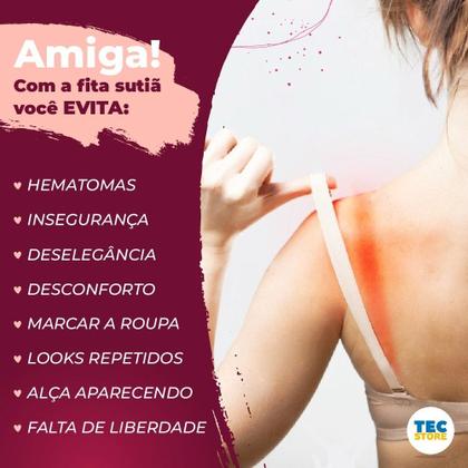 Imagem de Sutiã Adesivo Levanta Peito Fita Efeito Silicone Decote Sexy