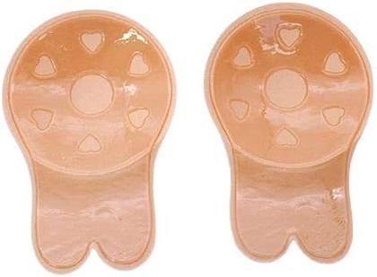 Imagem de Sutiã adesivo levanta seio invisible push up  ORELHA DE COELHO BEGE G