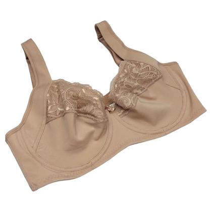 Imagem de Sutiã Adulto Rendado Sustentação Plus Size Com Aro Firmador Dilady
