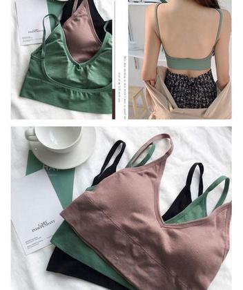 Imagem de Sutiã Alça Sem Aro Com Bojo Formato U Roupa Íntima Lingerie