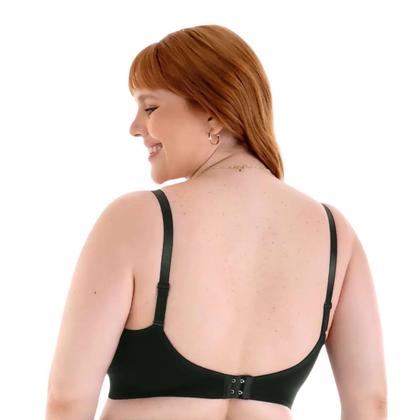Imagem de Sutiã Basic Comfort Sem Bojo Sem Costura Com Alças Largas Removíveis Plus Size Zee Rucci