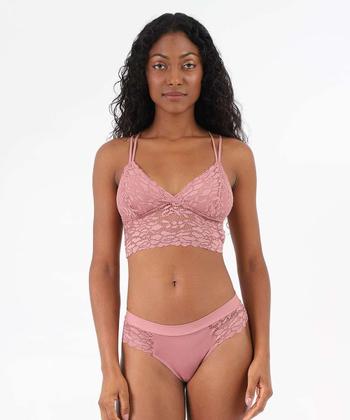 Imagem de Sutiã Bra Top De Renda Com Bojo e Sem Aro Marisa Rosa-75124