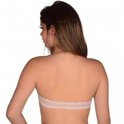 Imagem de Sutiã Bustiê Microfibra Com Alça De Silicone Removível Top Liso